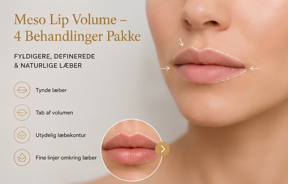 Meso Lip Volume – 4 Behandlinger Pakke