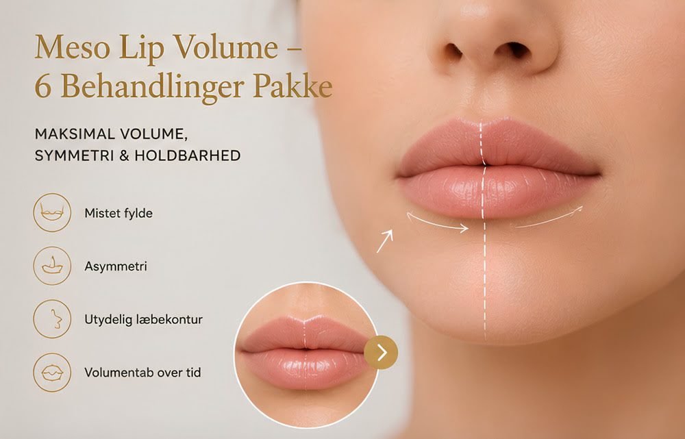 Meso Lip Volume – 6 Behandlinger Pakke